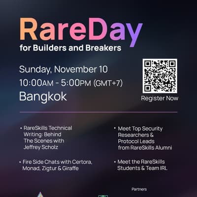RareDay for Builders and Breakers | RareSkills Community Meetup