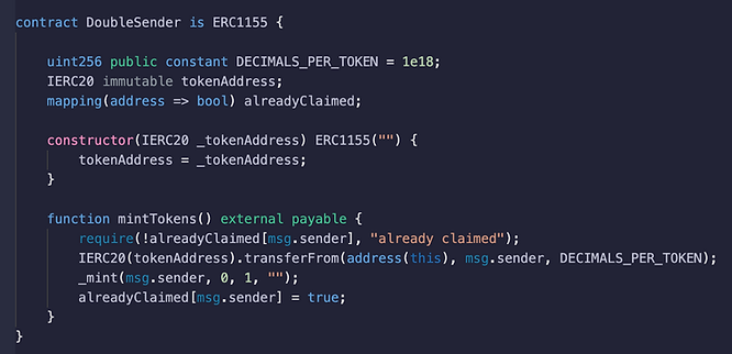 solidity code with re-entrancy vulnerability